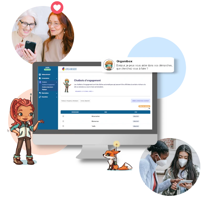 Interface de gestion des réservations municipales